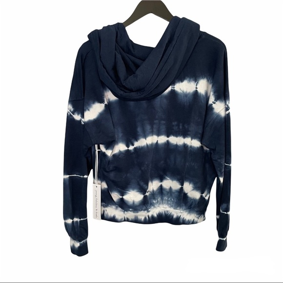 NWT YOUNG FABULOUS & BROKE Piper Hoodie Tie Die Blue XS - Picture 2 of 4